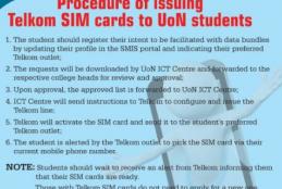 Telkom lines acquisition procedure for UoN students