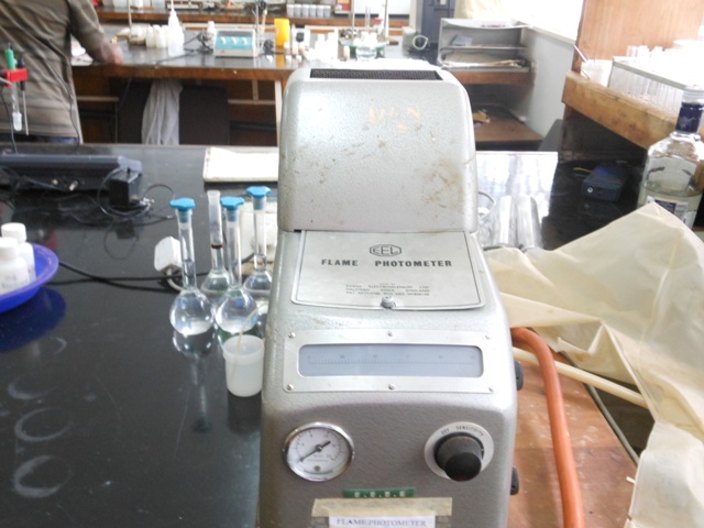 Flame Photometer at Microbiology Lab
