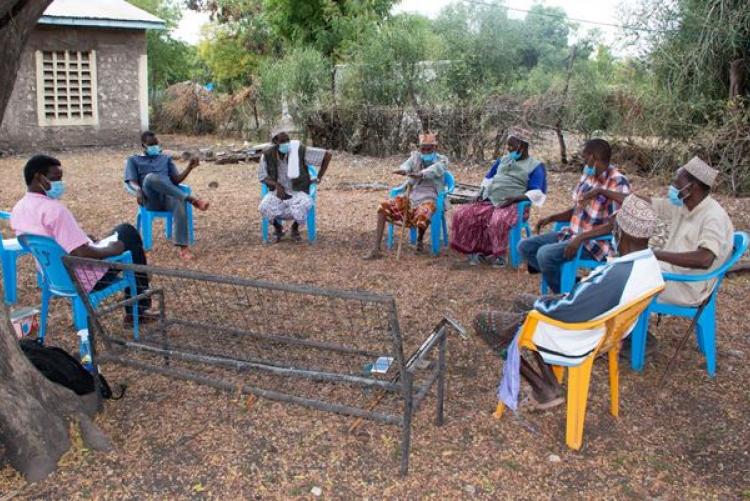 Focus group discussion with elders at Kinna Ward, Isiolo County