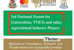 3rd National forum for Universities  and TVETs