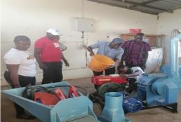 Training session on equipment use and general maintenance by the project in Baringo