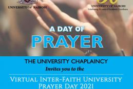 INTER-FAITH UNIVERSITY  PRAYERS