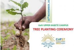 Poster for tree planting 