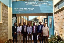 Dr. Oscar Koech and Chairman LARMAT  with team from Somaliland